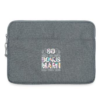 Bonus Mami Mama beste Mutter Muttertag Geschenk - Laptoptasche 15" - Grau meliert - Vorne