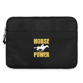 Humour de course de chevaux pour les fans de jockey - Sacoche pour ordinateur portable 15 pouces - noir - Devant