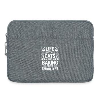 Pâtisserie Dire Chats Drôle Pâtisserie Cadeau - Sacoche pour ordinateur portable 15 pouces - gris chiné - Devant