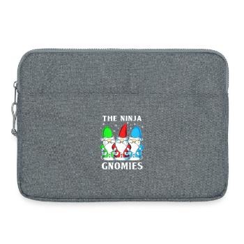 Gnom Ninja - Laptoptasche 15" - Grau meliert - Vorne