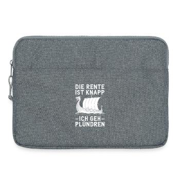 Rente Knapp Wikinger Plünderer - Laptoptasche 15" - Grau meliert - Vorne