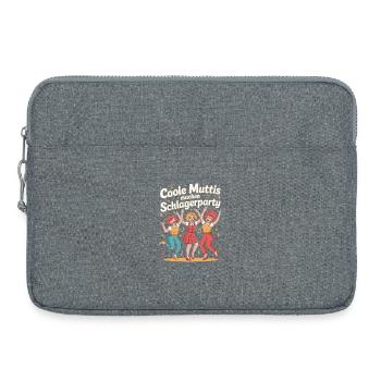  Coole Muttis Machen Schlagerparty Retro Tanzende - Laptoptasche 15" - Grau meliert - Vorne