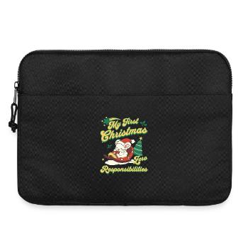 Lustiges Weihnachtsmann Design für Fest der Liebe - Laptoptasche 15" - Schwarz - Vorne