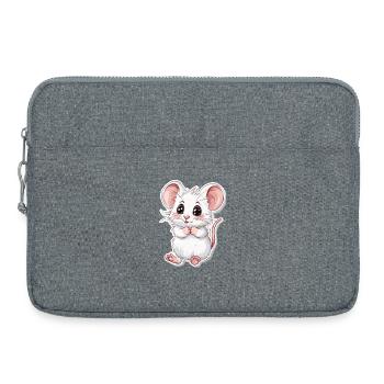 Maus - Laptoptasche 15" - Grau meliert - Vorne