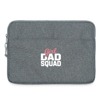 Girl Dad Squad - Chemise Père Fille Look Ras du Cou - Sacoche pour ordinateur portable 15 pouces - gris chiné - Devant