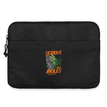 Serious About Cuban Knight Anoles Since 2003 - Laptop bag 15" - black - Front