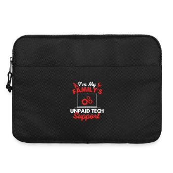 Der Go-to-Geek der unbezahlten Tech-Support-Familie - Laptoptasche 15" - Schwarz - Vorne