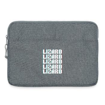 lézard - Sacoche pour ordinateur portable 15 pouces - gris chiné - Devant