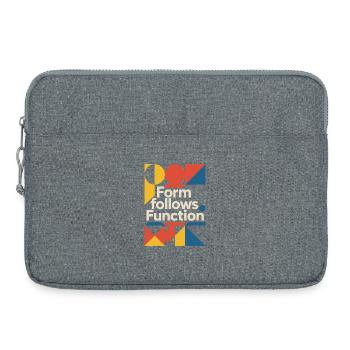Bauhaus Architecture Architect - Laptop bag 15" - heather grey - Front