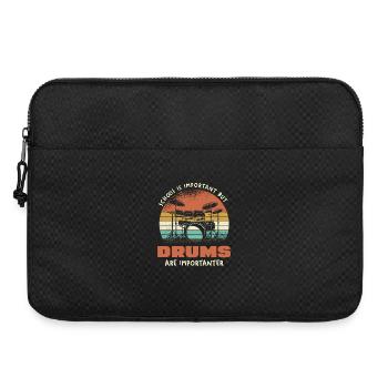 Drums Are Importanter Retro - Laptoptasche 15" - Schwarz - Vorne