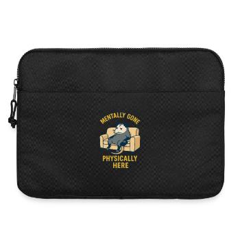 Geistig körperlich weg hier Lustiges Opossum - Laptoptasche 15" - Schwarz - Vorne