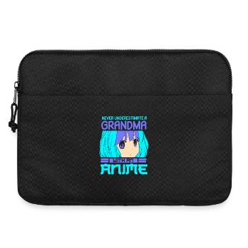Anime Manga Otaku Kawaii Japan Cosplay Grandma - Laptop bag 15" - black - Front