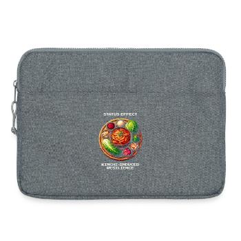 Status-Effekt: Kimchi-Resistenz | Korea Food - Laptoptasche 15" - Grau meliert - Vorne