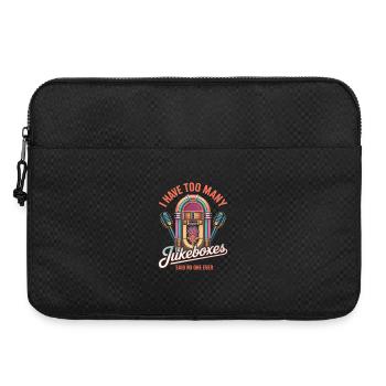 Collectionneurs de juke-box J’ai trop de juke-box - Sacoche pour ordinateur portable 15 pouces - noir - Devant