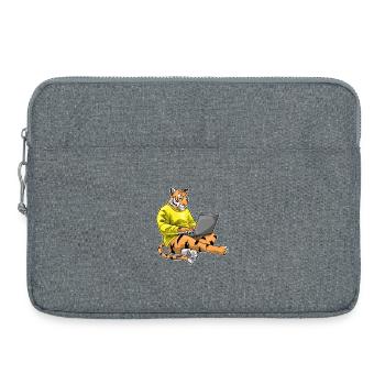 Tiger Laptop - Laptoptasche 15" - Grau meliert - Vorne
