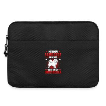 Samoyed Chien de traîneau imbattable - Sacoche pour ordinateur portable 15 pouces - noir - Devant