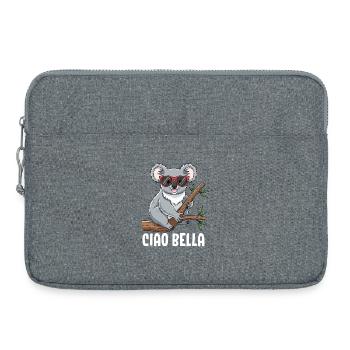 Ciao Bella - Laptop bag 15" - heather grey - Front