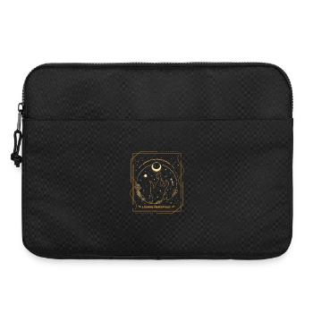 Meine Blumen sprießen nur mit Dir -Love Design - Laptoptasche 15" - Schwarz - Vorne