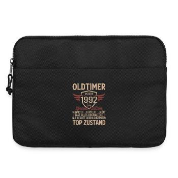 Cadeau 33ème anniversaire Voiture de collection Octobre 1992 - Sacoche pour ordinateur portable 15 pouces - noir - Devant
