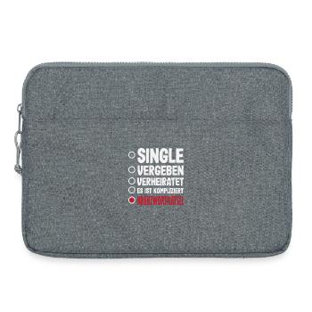 Mots croisés Humour - Sacoche pour ordinateur portable 15 pouces - gris chiné - Devant