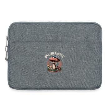 Mushroom Picking Mushrooms Picking Mushroom Hunters Forest - Laptop bag 15" - heather grey - Front