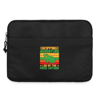 Frog Catcher Hopping Adventure Frog - Laptoptasche 15" - Schwarz - Vorne