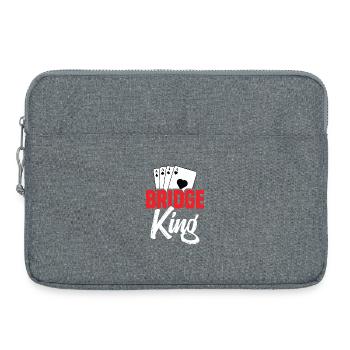 Roi du pont - Sacoche pour ordinateur portable 15 pouces - gris chiné - Devant