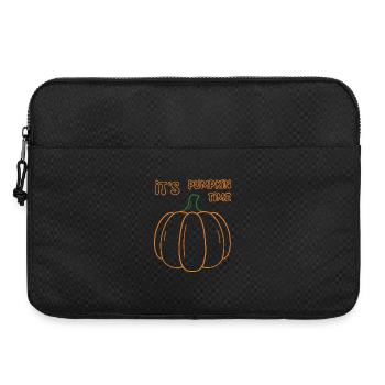 Son illustration du temps de la citrouille - Sacoche pour ordinateur portable 15 pouces - noir - Devant