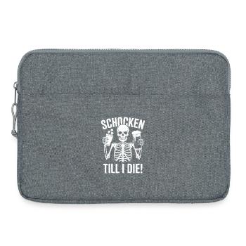 Schocken Till I Die! Schock Aus Sklett Schock out! - Laptop bag 15" - heather grey - Front
