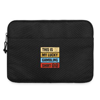Lucky Gambling Casino Gambling Funny Player - Sacoche pour ordinateur portable 15 pouces - noir - Devant