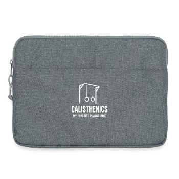 Calisthenics Mein Lieblingsspielplatz Fitness-Studio - Laptoptasche 15" - Grau meliert - Vorne