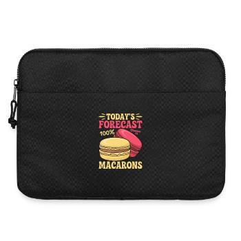 Macaron French Desserts - Laptop bag 15" - black - Front