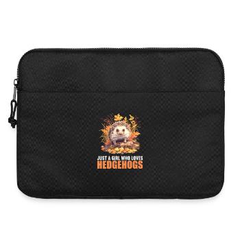 Hedgehog - Laptop bag 15" - black - Front