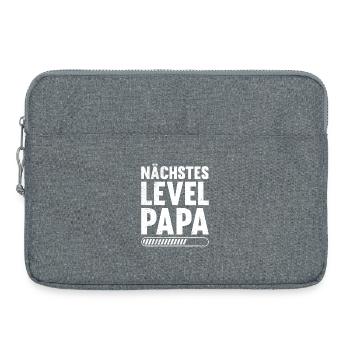 Gamer NEXT LEVEL DAD Funny - Laptop bag 15" - heather grey - Front