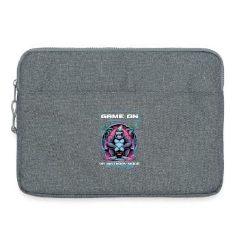Birthday Gamer VR - Laptoptasche 15" - Grau meliert - Vorne