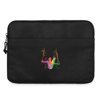 Gymnastique artistique Anneaux Gymnastique artistique - Sacoche pour ordinateur portable 15 pouces - noir - Devant