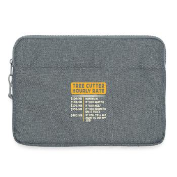 Ébéniste Ébéniste Cadeau Menuisier - Sacoche pour ordinateur portable 15 pouces - gris chiné - Devant