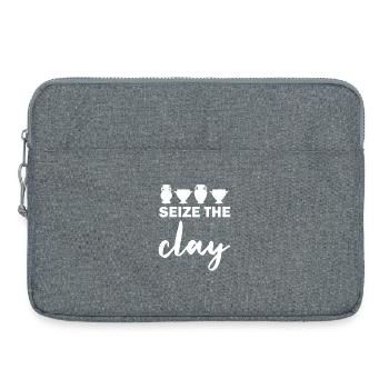 Silhouette du trophée Seize The Day - Sacoche pour ordinateur portable 15 pouces - gris chiné - Devant