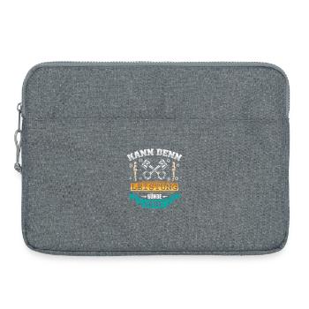 Auto Tuner Tuning Kfz Werkstatt Mechaniker Spruch - Laptop bag 15" - heather grey - Front