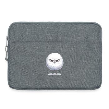 Mouette ronde sinistre - Sacoche pour ordinateur portable 15 pouces - gris chiné - Devant