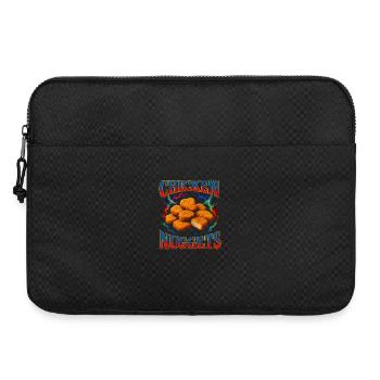 Chicken Nuggets Lieblingsessen Seltsame 90er Nugge - Laptoptasche 15" - Schwarz - Vorne