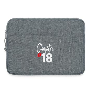 Design Birthday 18 Year Old Girl Chapter 18 - Laptop bag 15" - heather grey - Front