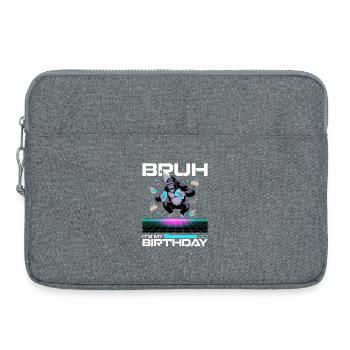 Birthday Gamer VR - Laptoptasche 15" - Grau meliert - Vorne