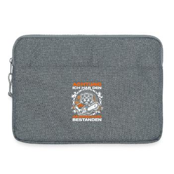 Scierie Fabrication du bois Tronçonneuse Bûcheron - Sacoche pour ordinateur portable 15 pouces - gris chiné - Devant
