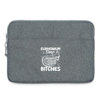 Baritone Player Time Bitches Euphonium - Laptop bag 15" - heather grey - Front
