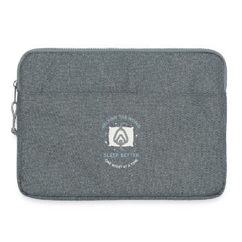 Technologue du sommeil, technicien polysomnographique, Rpsgt - Sacoche pour ordinateur portable 15 pouces - gris chiné - Devant