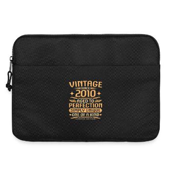 Vintage 2010 Jahrgang geboren - 16 Jahre alt - Laptoptasche 15" - Schwarz - Vorne
