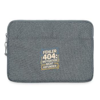 Fehler 404: Motivation nicht gefunden - Laptoptasche 15" - Grau meliert - Vorne