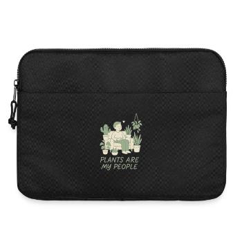 Les plantes sont mes amies - Sacoche pour ordinateur portable 15 pouces - noir - Devant