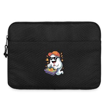 Retro Gamer Halloween Fantôme - Sacoche pour ordinateur portable 15 pouces - noir - Devant